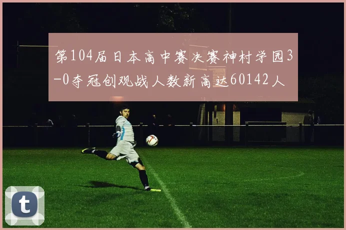 第104届日本高中赛决赛神村学园3-0夺冠创观战人数新高达60142人