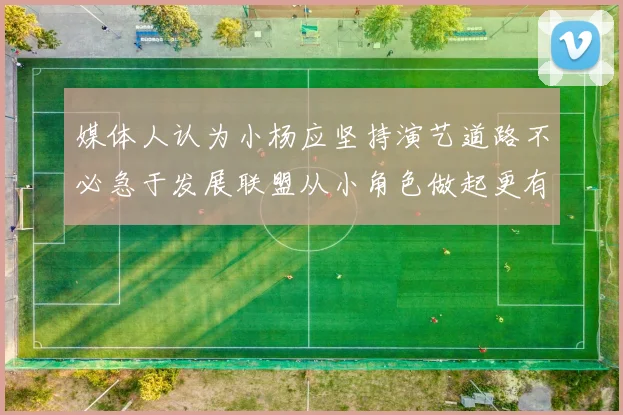 媒体人认为小杨应坚持演艺道路不必急于发展联盟从小角色做起更有前途