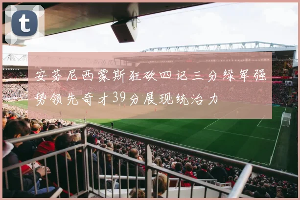 安芬尼西蒙斯狂砍四记三分绿军强势领先奇才39分展现统治力